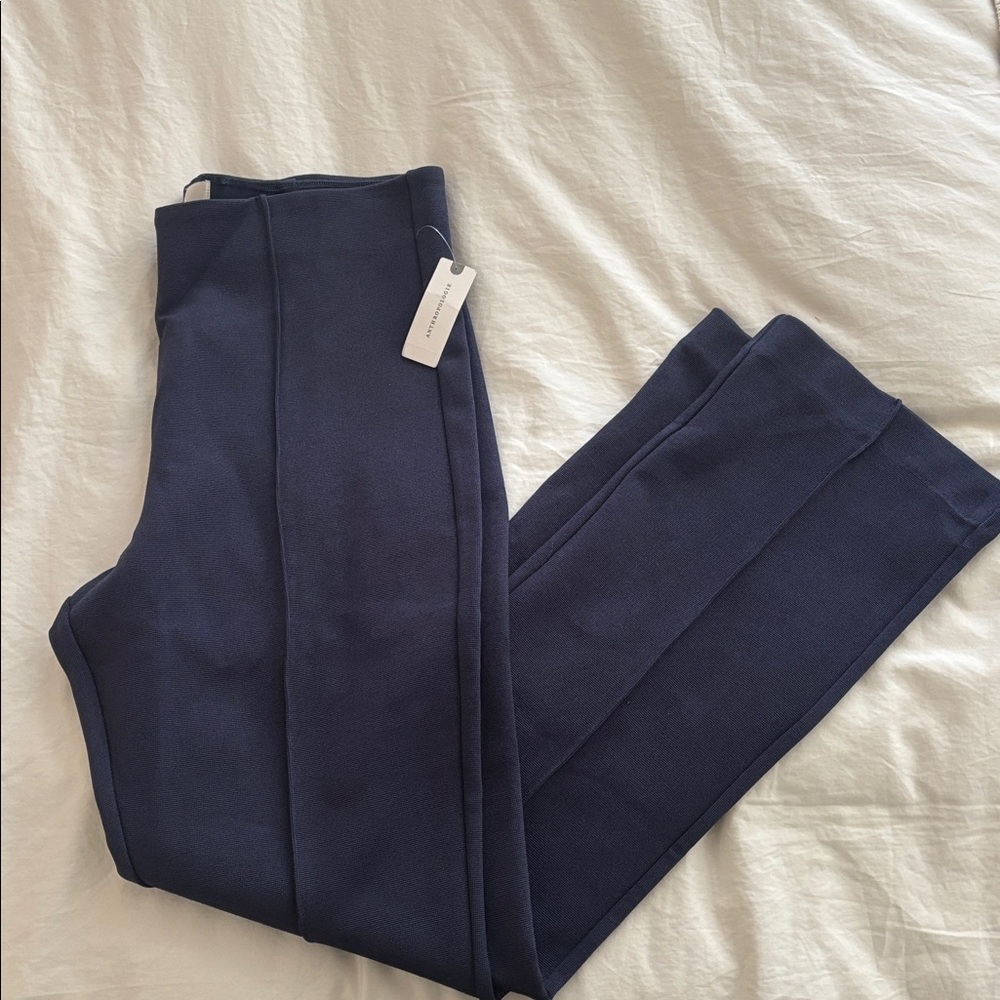 NWT Anthropologie Maeve Navy Trousers - Picture 4 of 4